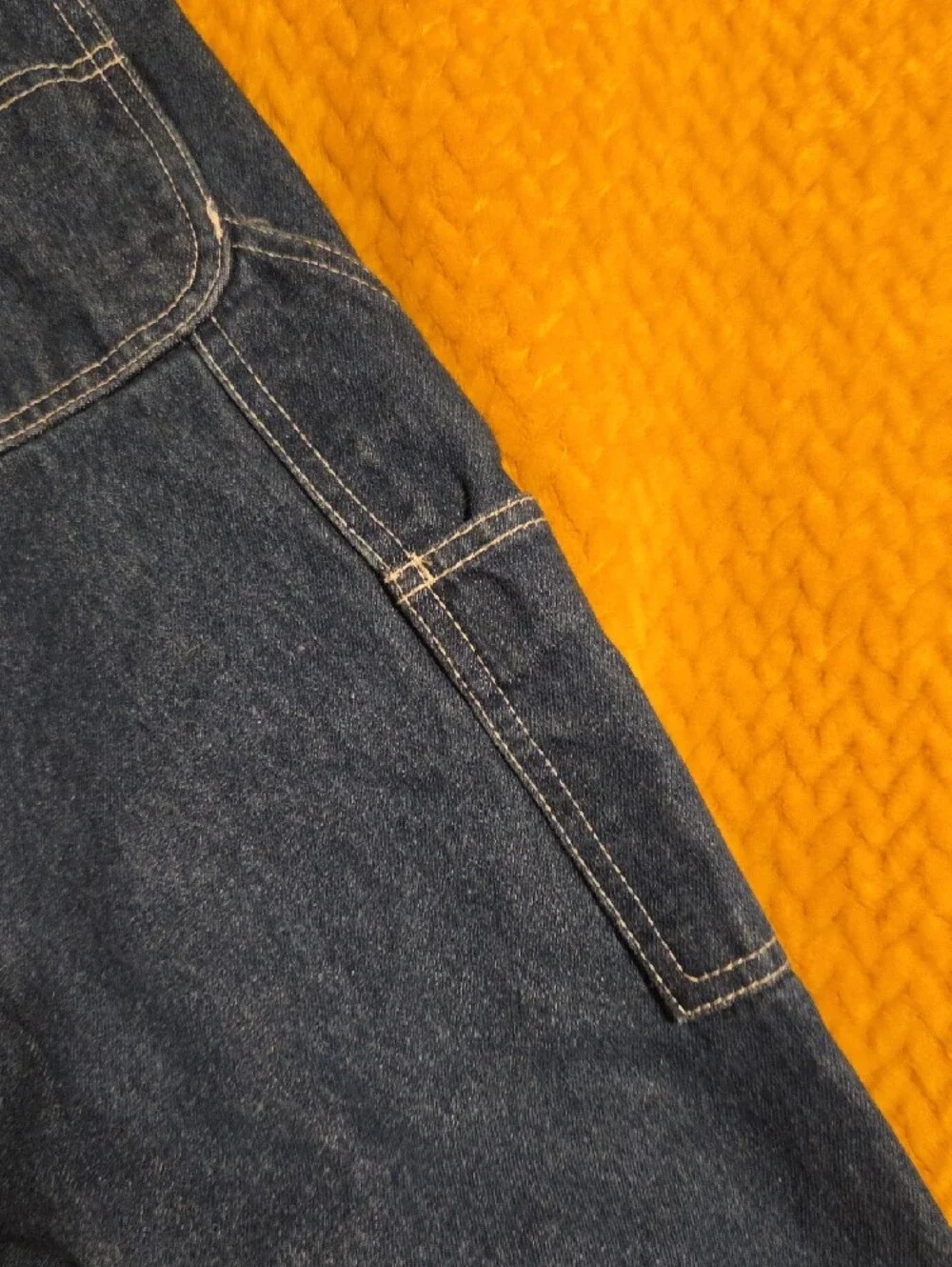 Relaxed Fit Men's Denim Overalls in Blue R Real Work wear 30
